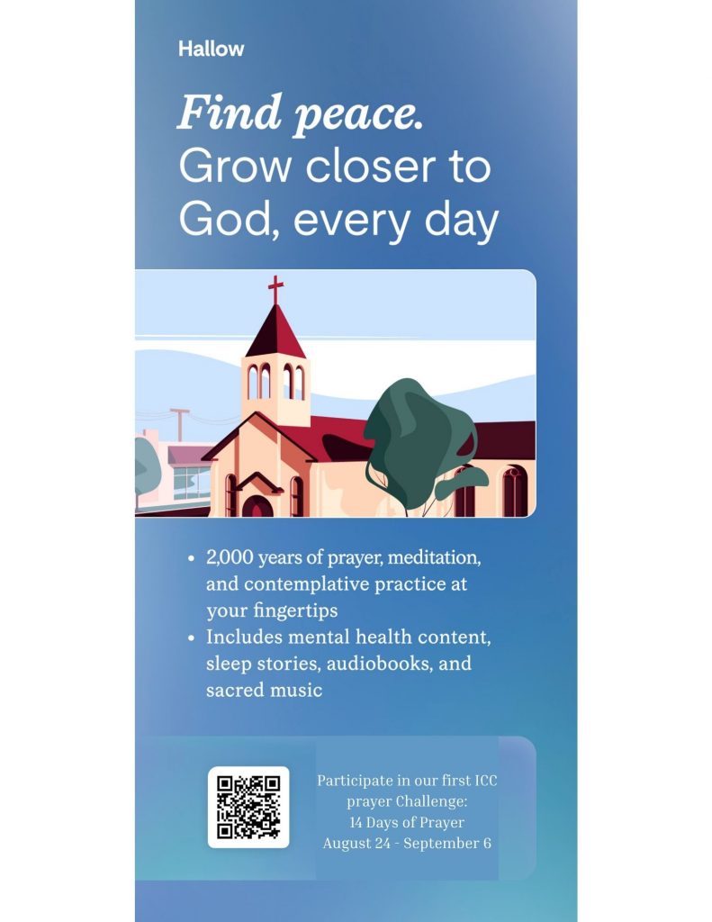 Hallow prayer card