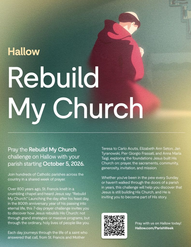 Hallow prayer cahllenge